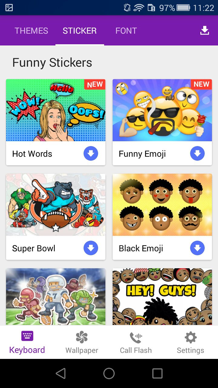 Free emoji keyboard for android